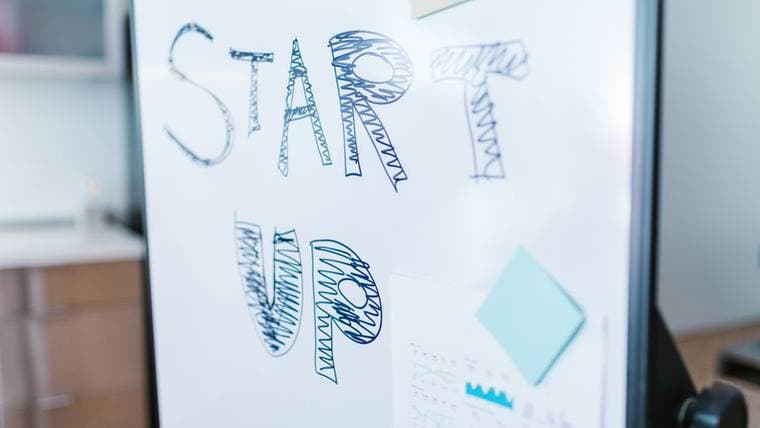 A whiteboard covered in planning notes